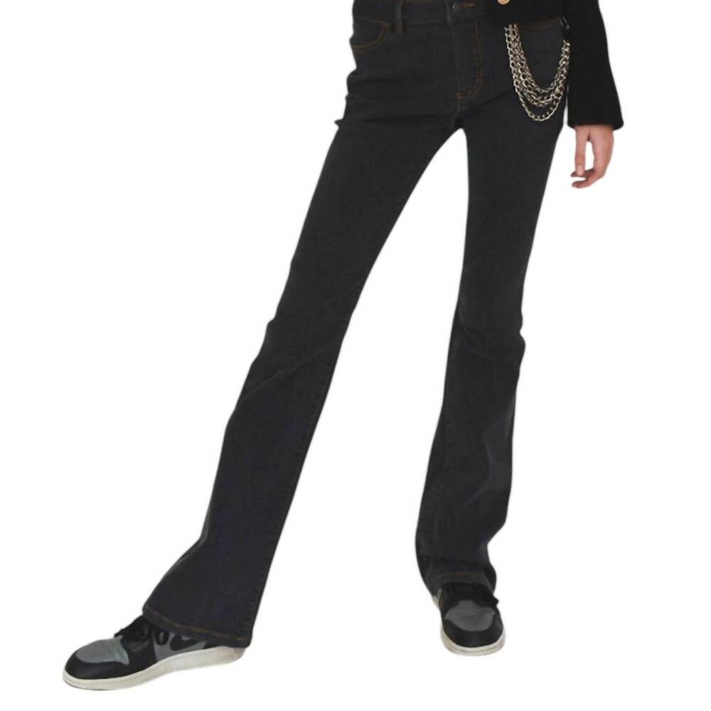 NEW DESIGNERS REMIX girl's bennett flare jeans in black